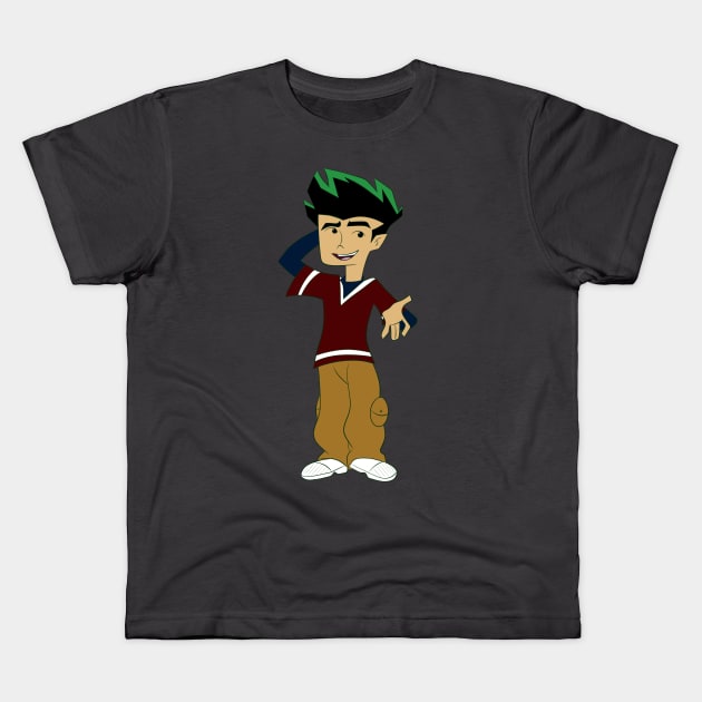 Jake Stoppable Kids T-Shirt by Visions_live